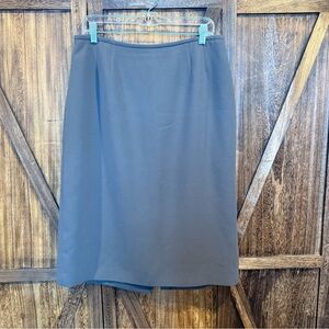 Preston & York Charcoal Pencil Skirt - Size 14
